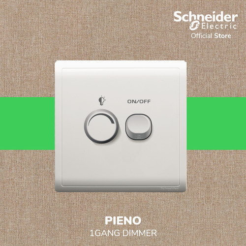 Schneider Electric PIENO 450W 1 Gang Dimmer - E8232RD450U_WE_G1