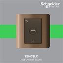 Schneider Electric ZENcelo USB Charger 1 Gang - E8431USB_SZ