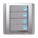 Schneider Electric Neo Saklar Lampu 4 Gang 2 Arah - E3034H2_EBGS_G3