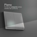 Schneider Electric PIENO 450W 1 Gang Dimmer - E8232RD450U_WE_G1