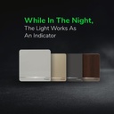 Schneider Electric AvatarOn Saklar Lampu Wood - 2 Gang 2 Arah