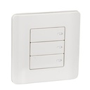 Schneider Electric ZENcelo Saklar Datar 3 Gang 2 Arah - E8433_2_WE_G3