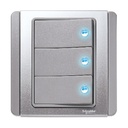 Schneider Electric Neo Saklar Lampu 3 Gang 1 Arah - E3033H1_EBGS_G3