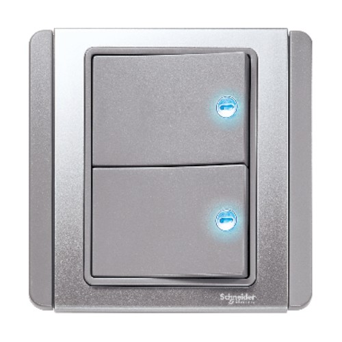 Schneider Electric Neo Saklar Lampu 2 Gang 2 Arah - E3032H2_EBGS_G3