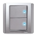 Schneider Electric Neo Saklar Lampu 2 Gang 2 Arah - E3032H2_EBGS_G3