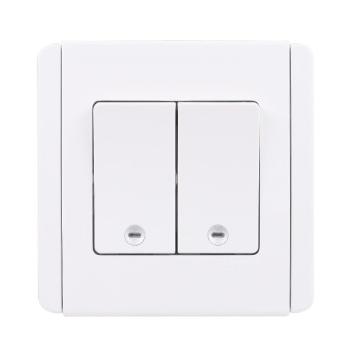 Schneider Electric Neo Saklar Lampu 2 Gang 1 Arah- E3032V1_EWWW_G3