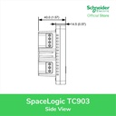 Schneider Electric SpaceLogic Thermostat Ruangan - White - TC903-3A2L