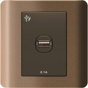 Schneider Electric ZENcelo USB Charger 1 Gang - E8431USB_SZ