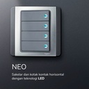 Schneider Electric Neo Saklar Lampu 4 Gang 2 Arah - E3034H2_EBGS_G3