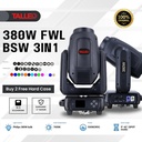 MOVING BSW 380W BEAM SPOT WASH (3IN1) MOVING HEAD LIGHT TALLED