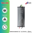 DRIVER LED 20WATT  IP 68 WATERPROOF TALLED