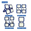 LAMPU SOROT LED SMD TALLED WATT CUSTOMIZE - WHITE & WARM WHITE