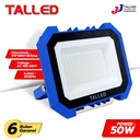 LAMPU SOROT LED SMD 50WATT FLOOD LIGHT 3000K / 7000K TALLED