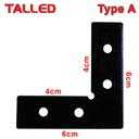 BRACKET RUNNING TEXT GANTUNGAN FRAME FABRIC TALLED
