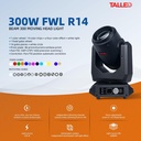 MOVING BEAM 300W HEAD LIGHT FWL 14R TALLED