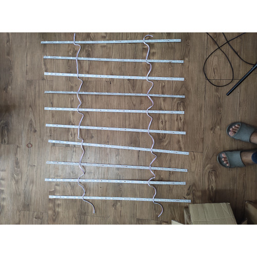 LED BARS WHITE LAMPU NON WATERPROOF 95CM/12WATT JNJ TALLED