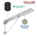 TALLED LAMPU JALAN SMART SOLAR ALL IN ONE PANEL SURYA
