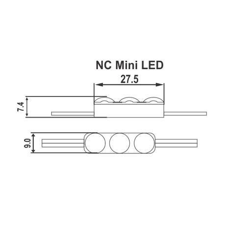 TALLED LAMPU MODUL NC LED MINI