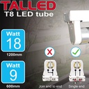 LAMPU TL LED T8 9W 60cm SINGLE N TALLED