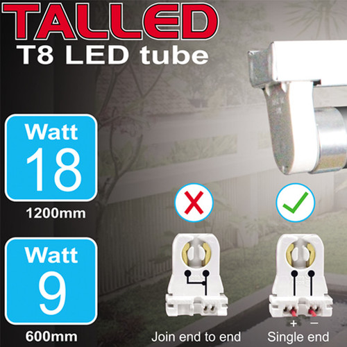 LAMPU TL LED T8 18W 120CM SINGLE N TALLED