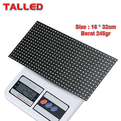 PANEL MODULE MODUL LED P10 RUNNING TEXT SMD MERAH RED OUTDOOR TALLED