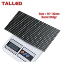 PANEL MODULE MODUL LED P10 RUNNING TEXT SMD MERAH RED OUTDOOR TALLED