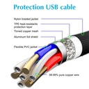 KABEL DATA QUICK CHARGING MICRO 4.8A NYLON TAPOW CB069-BR