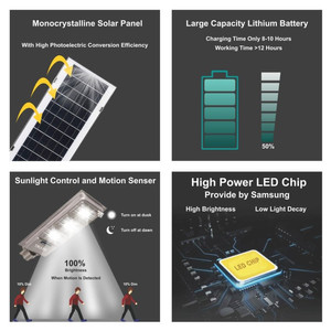 LAMPU JALAN 150 SOLAR CELL TENAGA SURYA TALLED ALL IN 1 LED BY Samsung