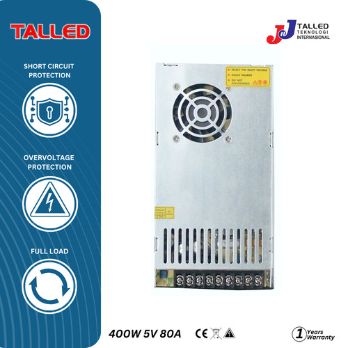 POWER SUPPLY 5V 400W 80A TALLED GARANSI 1 TAHUN