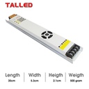 POWER SUPPLY 12V 25A 300W INDOOR SUPER SLIM TALLED