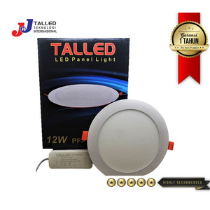 LAMPU DOWNLIGHT 12W 170mm / LED PANEL LIGHT 12W TALLED Garansi 1 Thn