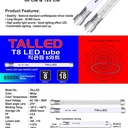 LAMPU TL TUBE LED T8 TALLED 1 BOX ISI 30PCS 18W