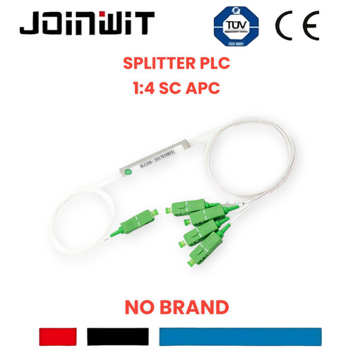 1x4 PLC Splitter Micro 1:4 SC UPC Mini Tube FO Fiber Optic pasif 1 4