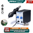 Yihua 857+ Blower Solder Station Uap Hot Air Gun SMD HP Analaog ORI