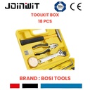 Toolset Toolkit Toolbox Tool Set Tool Kit Tool Box 18pcs BOSI TOOLS