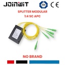 Passive splitter / pasif spliter 1:4 fiber optic SC UPC MODULAR