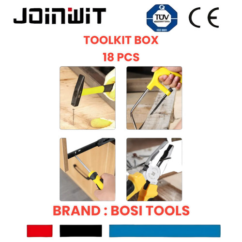 Toolset Toolkit Toolbox Tool Set Tool Kit Tool Box 18pcs BOSI TOOLS