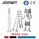 Tangga Lipat Aluminium 3.2+3.2 Teleskopik 6.4M Double Telescopic 6,4