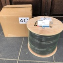 Kabel Drop Wire Optik / DW FO FTTH 4 core /1000M