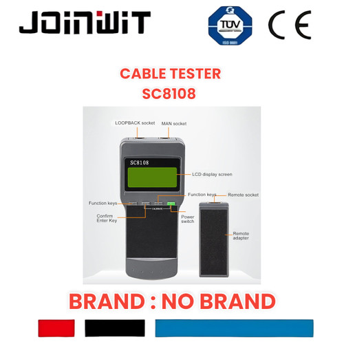 Cable Tester SC8108 LCD CAT5 RJ45 Network LAN