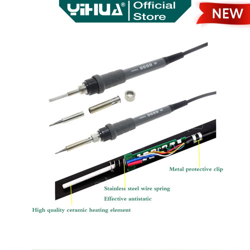 Yihua 908D Tool Set Solder Tangan Listrik dan Tool Lain Box Excellent