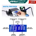 Yihua 938BD+-I Blower Solder Uap Hot Air Gun 2 IN 1 Solder Station ORI