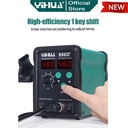 Yihua 898D+ Soldering Station 2 IN 1 SMD Rework Solder Uap Hot Air Gun