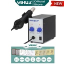 Yihua 857+ Blower Solder Station Uap Hot Air Gun SMD HP Analaog ORI