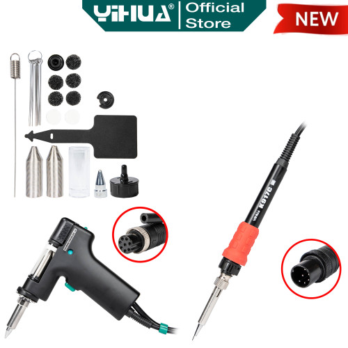 Yihua 948-III Desoldering Gun Penyedot Timah Solder Station Digital