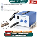 Yihua 850 Blower Solder Uap Station Analog Hot Air Blue Vortex Fan ORI