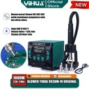 Yihua 993DM-IV Blower Solder Uap Station High Power Hot Air Rework ORI