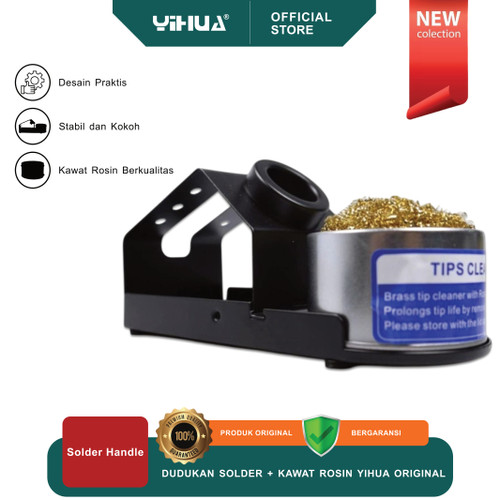 DUDUKAN SOLDER + KAWAT ROSIN YIHUA ORIGINAL