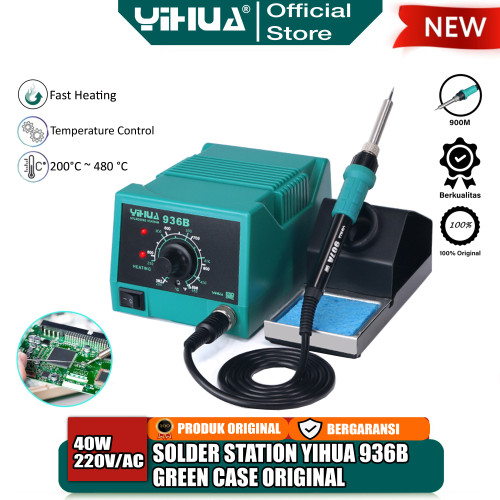 Yihua 936B Solder Station ESD Mini Soldering Iron Temperature Original