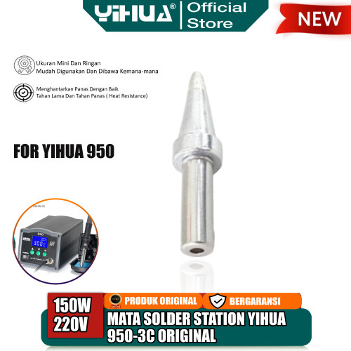 Yihua 950-3C Mata Solder Station Lurus For Solder Station Yihua 950 OR
